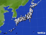 アメダス実況(風向・風速)(2016年06月12日)