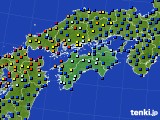 四国地方のアメダス実況(日照時間)(2016年06月13日)