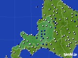 道央のアメダス実況(風向・風速)(2016年06月13日)