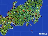 関東・甲信地方のアメダス実況(日照時間)(2016年06月14日)