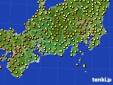 東海地方のアメダス実況(気温)(2016年06月14日)