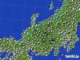 2016年06月14日の北陸地方のアメダス(風向・風速)