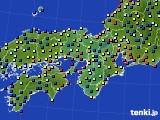 2016年06月15日の近畿地方のアメダス(日照時間)