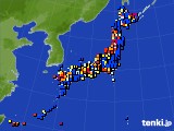 アメダス実況(日照時間)(2016年06月15日)