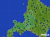 2016年06月15日の道央のアメダス(日照時間)