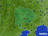 2016年06月15日の山梨県のアメダス(日照時間)
