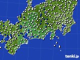 東海地方のアメダス実況(風向・風速)(2016年06月15日)