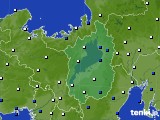 滋賀県のアメダス実況(風向・風速)(2016年06月15日)