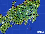 関東・甲信地方のアメダス実況(日照時間)(2016年06月17日)