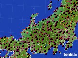 北陸地方のアメダス実況(日照時間)(2016年06月18日)