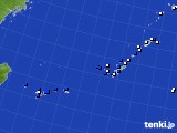 沖縄地方のアメダス実況(風向・風速)(2016年06月18日)