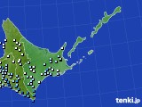 道東のアメダス実況(降水量)(2016年06月20日)