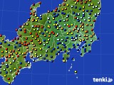 関東・甲信地方のアメダス実況(日照時間)(2016年06月20日)