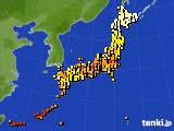 アメダス実況(気温)(2016年06月20日)