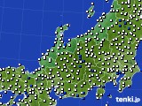 北陸地方のアメダス実況(風向・風速)(2016年06月20日)