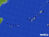 沖縄地方のアメダス実況(風向・風速)(2016年06月22日)