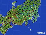 関東・甲信地方のアメダス実況(日照時間)(2016年06月23日)