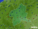 2016年06月23日の群馬県のアメダス(日照時間)