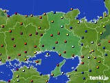 兵庫県のアメダス実況(日照時間)(2016年06月23日)