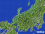 2016年06月23日の北陸地方のアメダス(風向・風速)