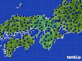 近畿地方のアメダス実況(日照時間)(2016年06月24日)