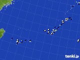 沖縄地方のアメダス実況(風向・風速)(2016年06月24日)