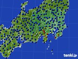 関東・甲信地方のアメダス実況(日照時間)(2016年06月25日)