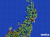 2016年06月26日の東北地方のアメダス(日照時間)