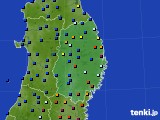 岩手県のアメダス実況(日照時間)(2016年06月26日)