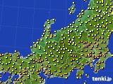 北陸地方のアメダス実況(気温)(2016年06月26日)