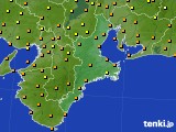 2016年06月26日の三重県のアメダス(気温)