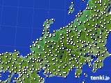 北陸地方のアメダス実況(風向・風速)(2016年06月27日)