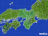 近畿地方のアメダス実況(降水量)(2016年06月28日)