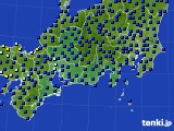 2016年06月28日の東海地方のアメダス(日照時間)