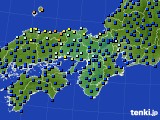 近畿地方のアメダス実況(日照時間)(2016年06月28日)