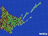 道東のアメダス実況(日照時間)(2016年06月28日)