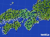 近畿地方のアメダス実況(日照時間)(2016年06月30日)