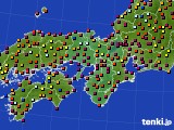 2016年07月01日の近畿地方のアメダス(日照時間)