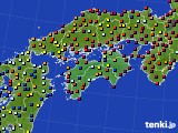 四国地方のアメダス実況(日照時間)(2016年07月01日)