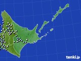 道東のアメダス実況(降水量)(2016年07月02日)