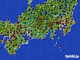2016年07月02日の東海地方のアメダス(日照時間)