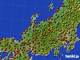 北陸地方のアメダス実況(気温)(2016年07月02日)