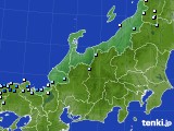 北陸地方のアメダス実況(降水量)(2016年07月03日)