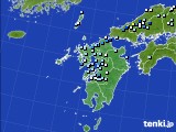 九州地方のアメダス実況(降水量)(2016年07月03日)