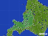 道央のアメダス実況(風向・風速)(2016年07月03日)