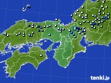 近畿地方のアメダス実況(降水量)(2016年07月04日)