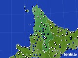 2016年07月04日の道北のアメダス(風向・風速)