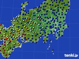 関東・甲信地方のアメダス実況(日照時間)(2016年07月05日)