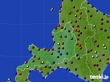 道央のアメダス実況(日照時間)(2016年07月05日)