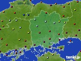 岡山県のアメダス実況(日照時間)(2016年07月05日)